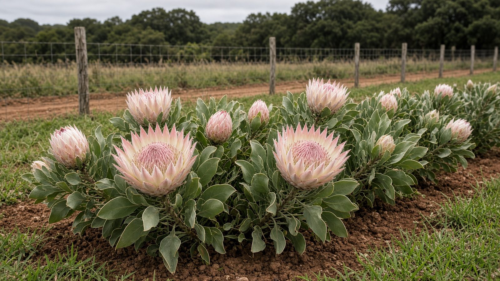 King protea bushes